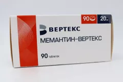 Мемантин 20 мг таблетки покрытые пленочной оболочкой N90
