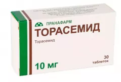 Торасемид 10 мг таблетки N30