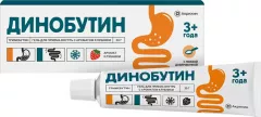 Динобутин 8,9 мг/г гель для приёма внутрь с ароматом клубники туба 30г