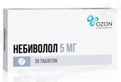 Небиволол 5 мг таблетки N28/Озон/