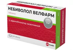 Небиволол-СЗ 5 мг таблетки N28