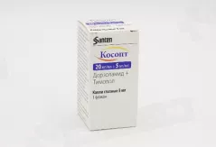 Косопт глазные капли 5мл (дорзоламид+тимолол)