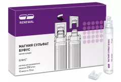 Магния сульфат 250 мг/мл раствор для внутривенного введения 10мл N10/Реневал/