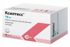 Ксилтесс 15 мг таблетки покрытые плёночной оболочкой N98