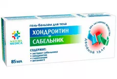 НатураМедика гель-бальзам Хондроитин и Сабельник 85мл