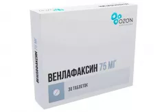 Венлафаксин 75мг таблетки N30