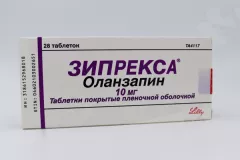 Зипрекса 10 мг таблетки покрытые пленочной оболочкой N28
