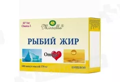 Рыбий жир капсулы N100 БАД/Мирролла