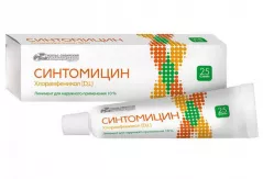 Синтомицина 10% линимент 25 г