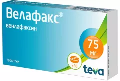 Велафакс 75 мг таблетки N28