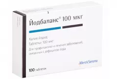 Йодбаланс 100мкг таблетки N100