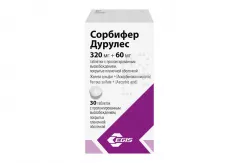 Сорбифер Дурулес 320мг+60мг тбл с пролонг высвоб п/п об N30