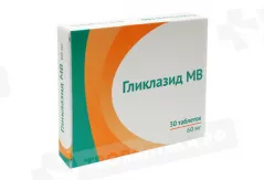 Гликлазид МВ 60 мг таблетки с пролонгированным высвобожением N30