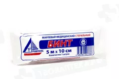 Бинт стерильный 5м х 10 см