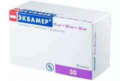 Эквамер 10мг+20мг+10мг капсулы N30