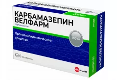 Карбамазепин Велфарм 200мг таблетки N50