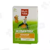 Мульти-табс Юниор жевательные таблетки N30 с 4 лет фруктовый вкус