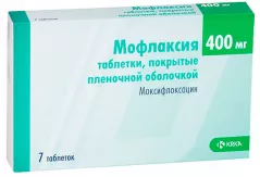 Мофлаксия 400 мг таблетки покрытые пленочной оболочкой N7