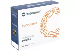 Рыбий жир Биафишенол лососевый капсулы N100 БАД
