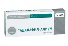 Тадалафил 20мг таблетки покрытые пленочной оболочкой N4