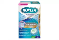 Корега  Отбеливающие д/очищ зуб протез таблетки N30