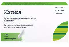 Ихтиол 200 мг суппозитории ректальные N10