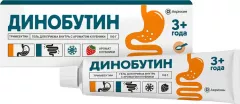 Динобутин 8,9 мг/г гель для приёма внутрь с ароматом клубники туба 100г