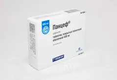 Панцеф 400 мг таблетки покрытые пленочной оболочкой N6