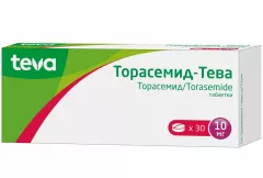 Торасемид-Тева 10 мг таблетки N30