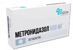 Метронидазол 500 мг таблетки N20