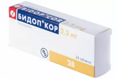 Бидоп Кор 2,5мг таблетки N28