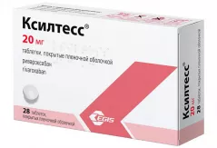 Ксилтесс 20 мг таблетки покрытые плёночной оболочкой N28