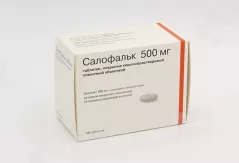 Салофальк 500 мг таблетки покрытые кишечнорастворимые плен об  N100
