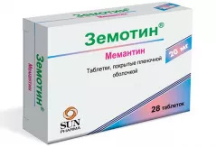 Земотин 20 мг таблетки покрытые пленочной оболочкой N28