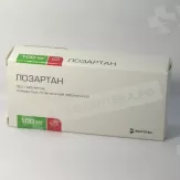 Лозартан 100 мг таблетки покрытые пленочной оболочкой N30 /Вертекс/