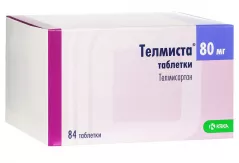 Телмиста 80 мг таблетки N84