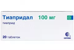 Тиапридал 100 мг таблетки N20
