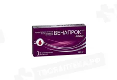 Венапрокт Алиум 250 мг суппозитории ректальные N10