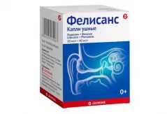Фелисанс 10мг/г+40мг/г капли ушные 16г
