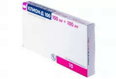 Клион Д 100мг+100мг таблетки вагинальные N10