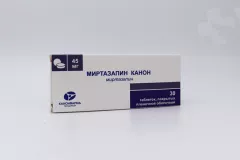 Миртазапин Канон 45 мг таблетки покрытые пленочной оболочкой N30