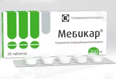 Мебикар 300 мг таблетки N20