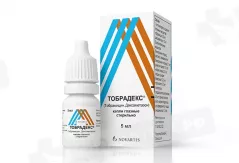Тобрадекс 1мг/мл+3мг/мл капли глазные 5 мл флакон-капельница