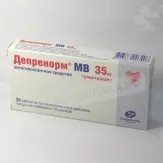Депренорм МВ 35 мг таблетки с пролонгиров высвобожд покрытые пленочной оболочкой N30
