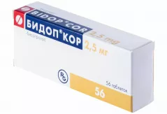 Бидоп Кор 2,5мг таблетки N56