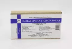 Папаверина гидрохлорид  20мг/мл раствор для инъекций 2мл ампулы N10