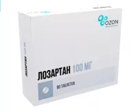 Лозартан 100мг таблетки покрытые пленочной оболочкой N90