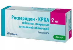 Рисперидон-КРКА 2 мг таблетки покрытые пленочной оболочкой N20