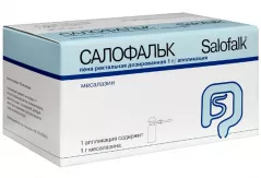 Салофальк пена ректальные дозир 1г/доза 14 апплик баллон