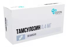 Тамсулозин 0,4мг капсулы кишечнораст с с пролонгированным высвобождением высвоб N30